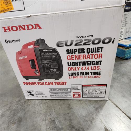 Dallas Location - As-Is Honda 2200-Watt Gasoline Powered Inverter Generator