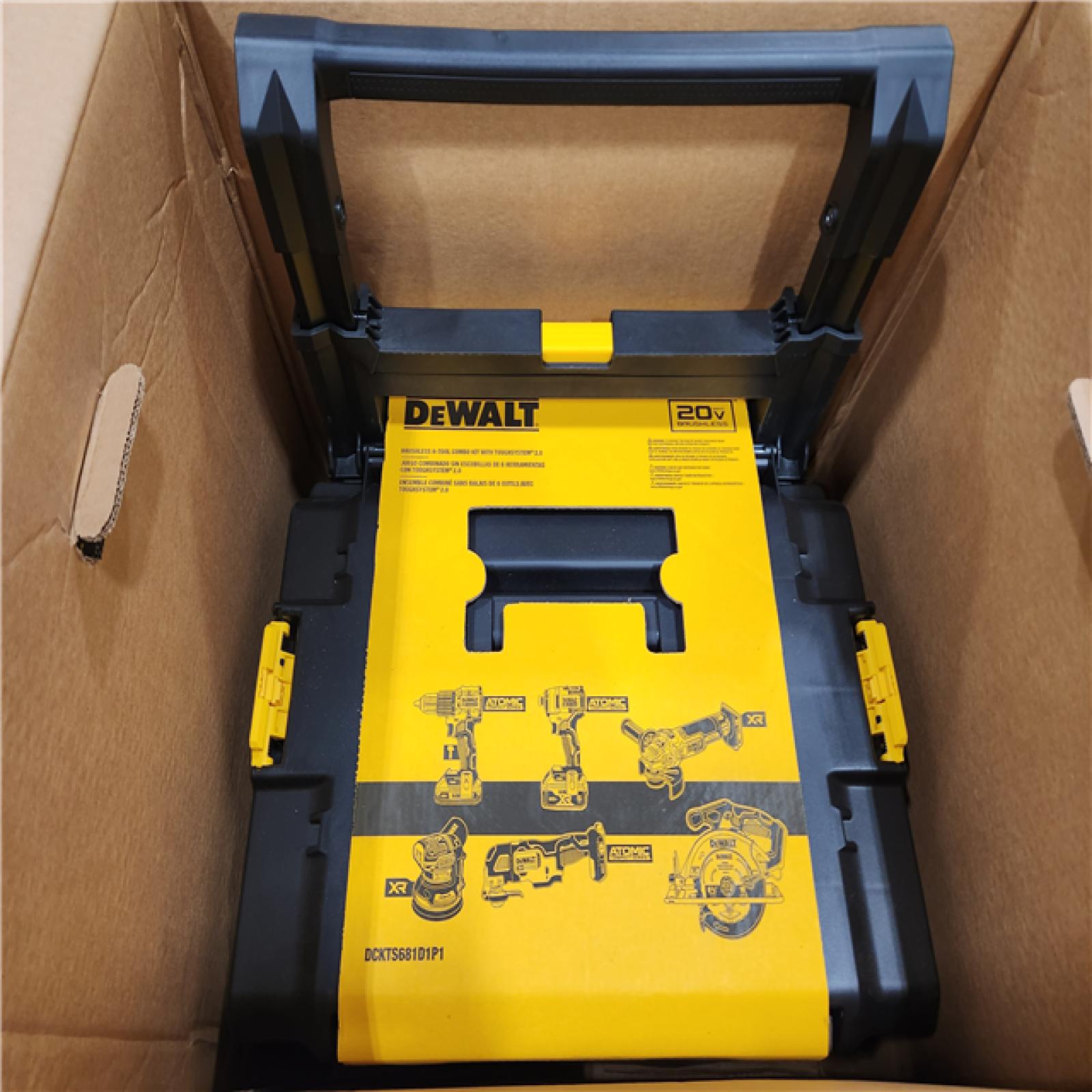 NEW-DEWALT 20-Volt MAX ToughSystem Lithium-Ion 6-Tool Cordless Combo Kit
