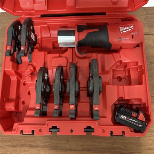 California AS-IS Milwaukee Force Logic M18 Press Tool, includes (1) Battery and Hard Case