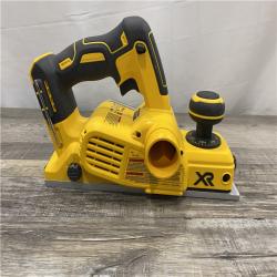 AS-IS DEWALT 20V MAX XR Cordless Brushless 3-1/4 in. Planer (Tool Only)
