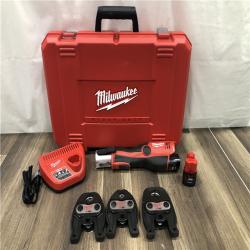 AS-IS Milwaukee M12 12-Volt Lithium-Ion Force Logic Cordless Press Tool Kit