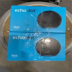 NEW! - Amazon Echo Dot (5th Gen  2022 Release) Smart Speaker with Alexa Charcoal - (2 UNITS)