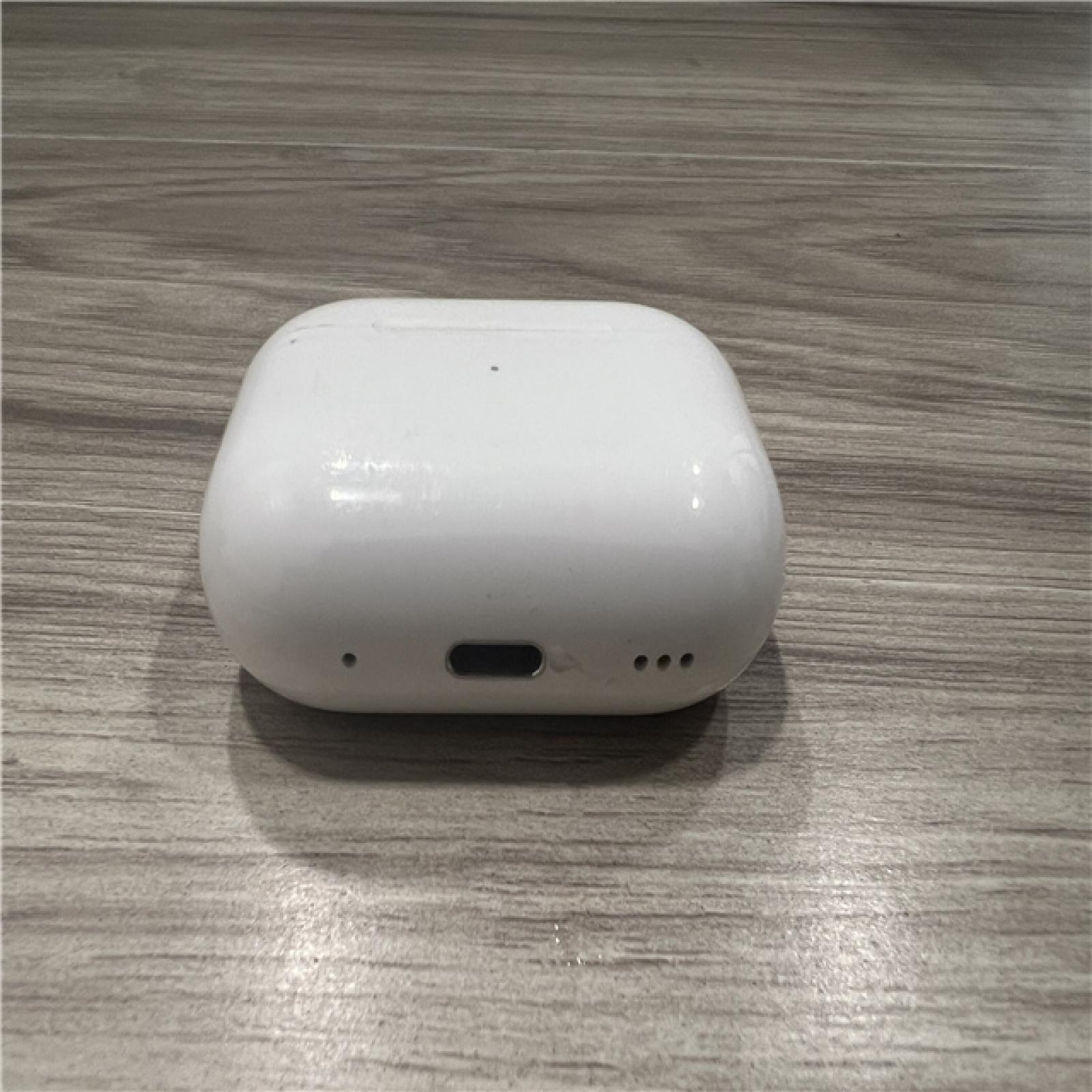 AS-IS Apple AirPods Pro (2nd Generation) with the USB-C MagSafe Charging Case