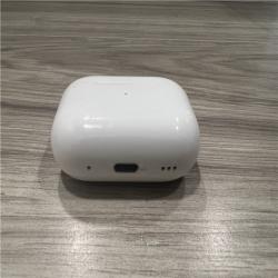 AS-IS Apple AirPods Pro (2nd Generation) with the USB-C MagSafe Charging Case