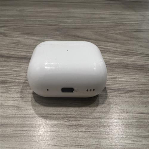 AS-IS Apple AirPods Pro (2nd Generation) with the USB-C MagSafe Charging Case