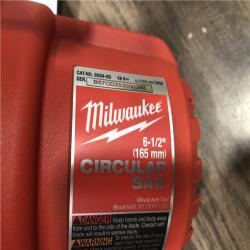 AS-IS Milwaukee  18V Lithium-Ion Cordless 6-1/2 in. Circular Saw (Tool-Only)
