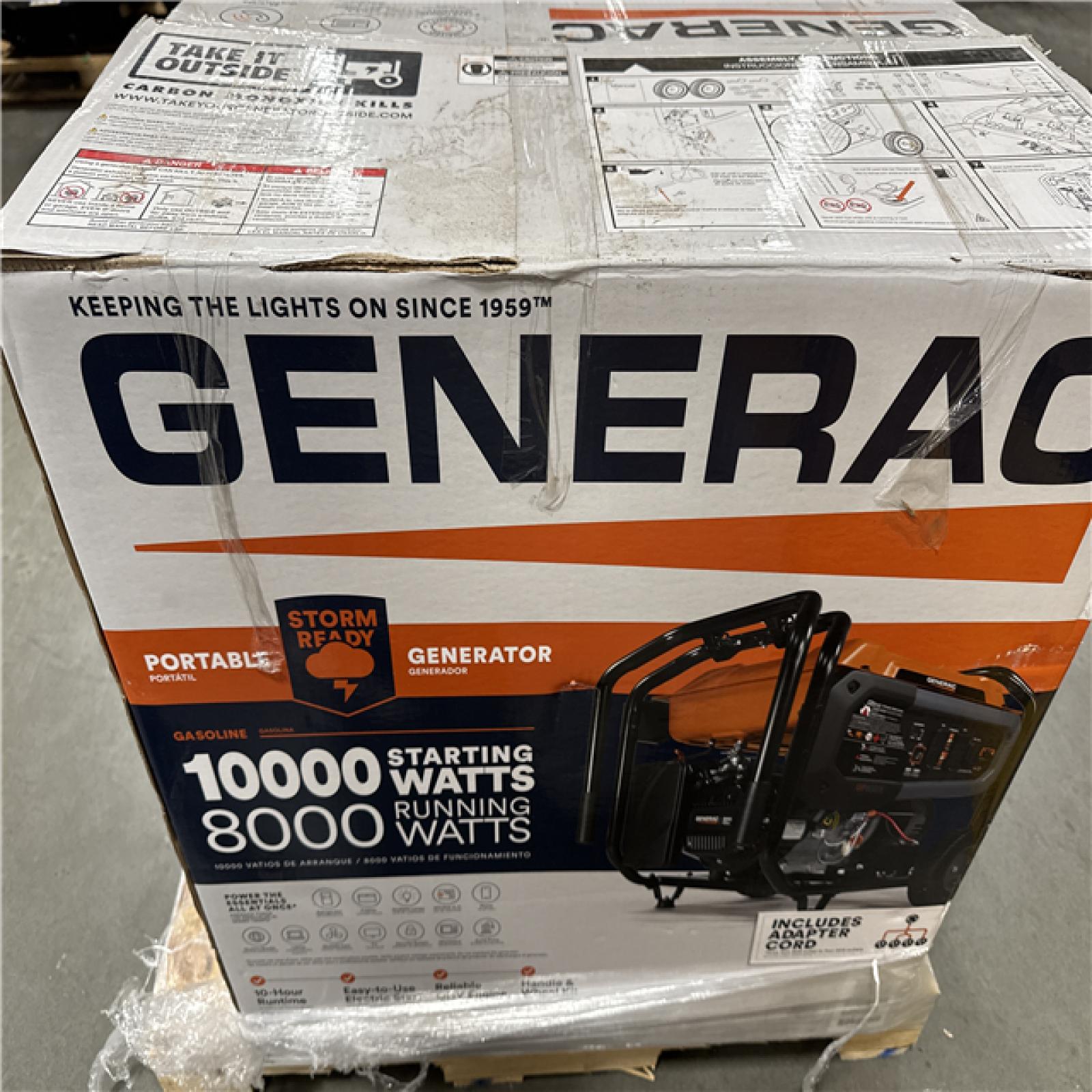 California AS-IS Generac Portable Generator