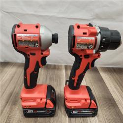 AS-IS- Milwaukee M18 Compact Brushless 2-Tool Combo Kit