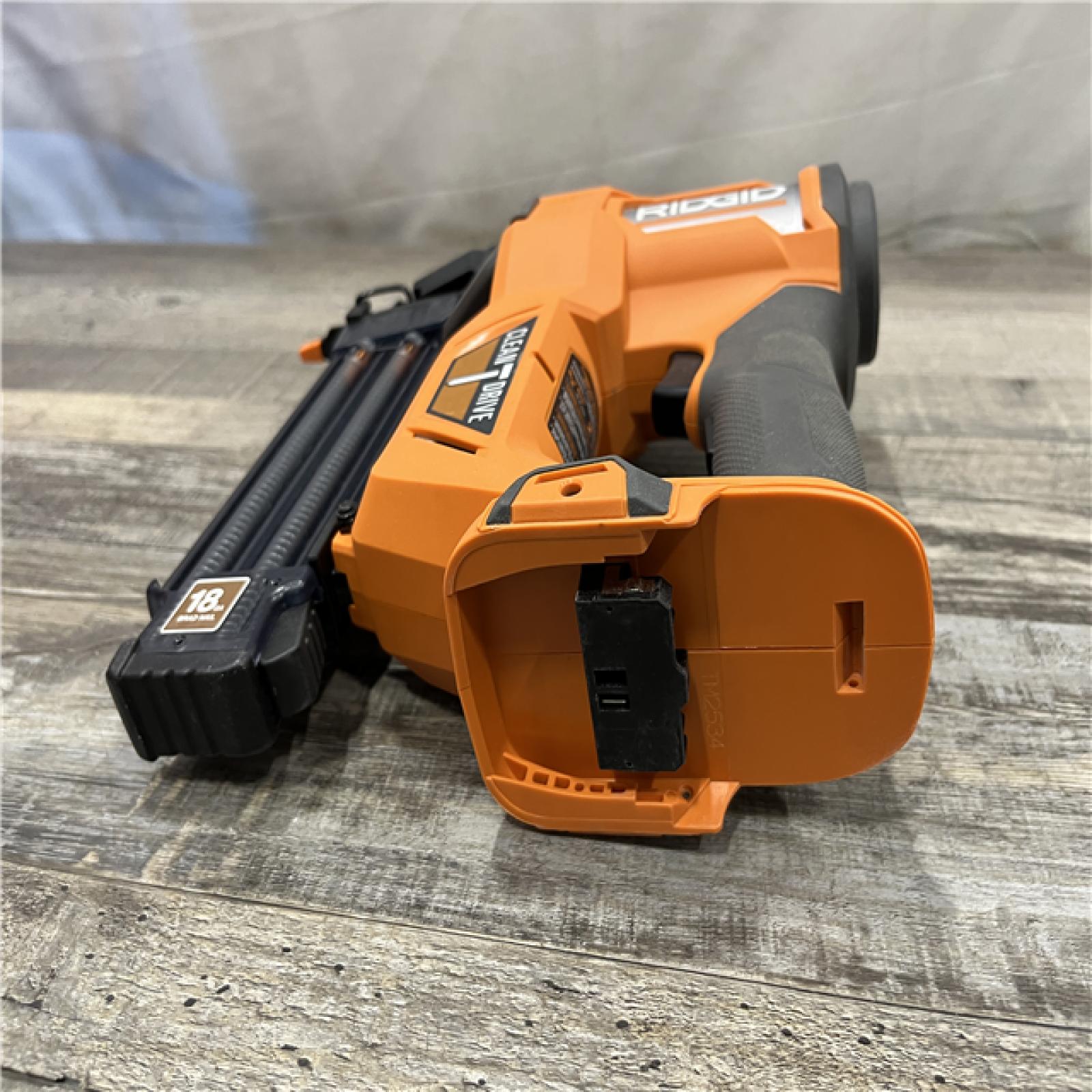 AS-IS RIDGID 18V Brushless Cordless 18-Gauge 2-1/8 in. Brad Nailer (Tool Only)
