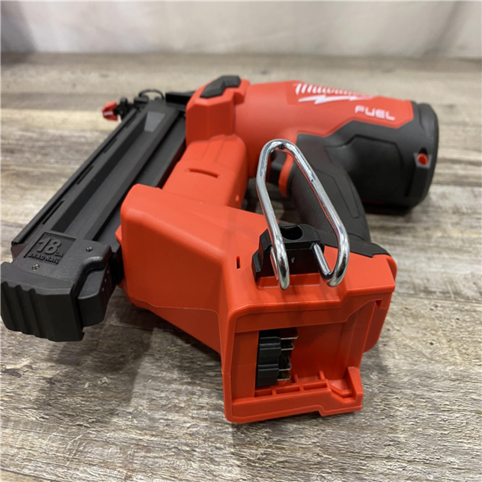 AS-IS Milwaukee FUEL 18-Volt Lithium-Ion Brushless Cordless 18-Gauge Brad Nailer (Tool-Only)