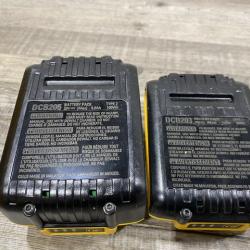 AS-IS DEWALT 20V MAX Lithium-Ion Battery Kit with 5.0Ah and 2.0Ah Battery and Charger