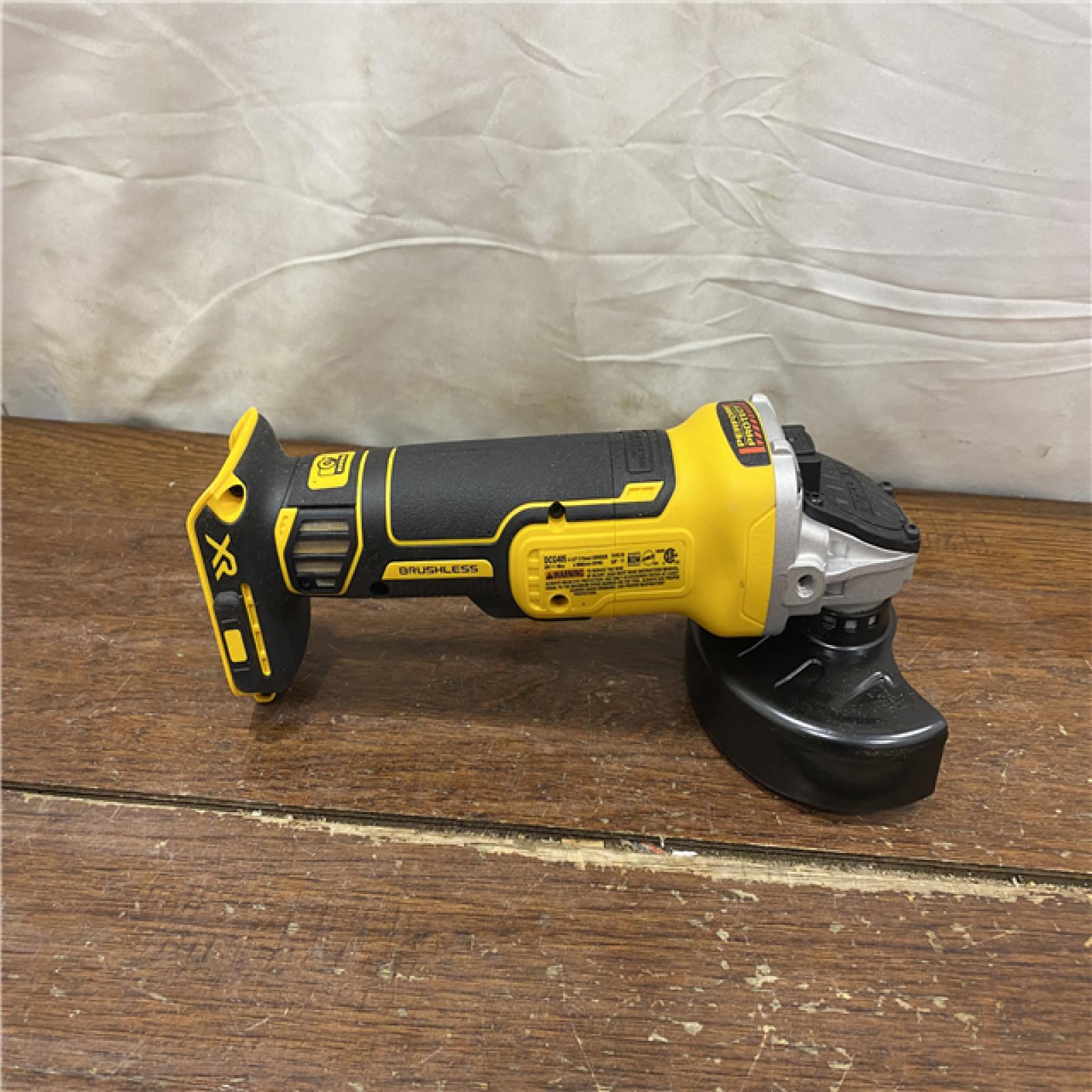 AS-IS DeWalt DCG405B 20V Max XR 4.5-Inch Slide Switch Small Angle Grinder (Tool Only)