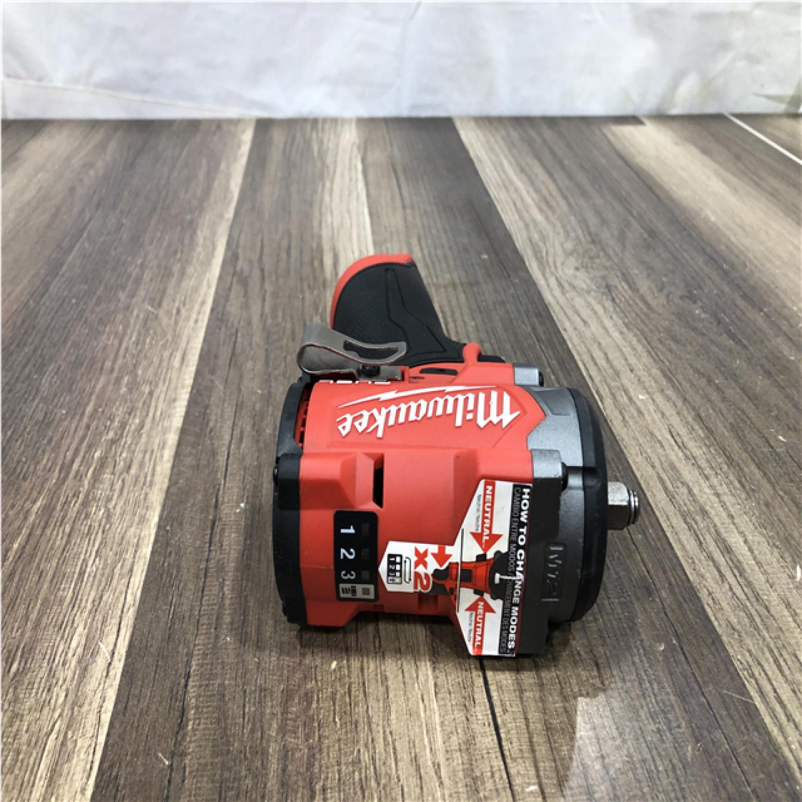 AS-IS Milwaukee FUEL 12V Lithium-Ion Brushless Cordless Stubby 3/8 in. Impact Wrench (Tool-Only)
