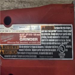 AS-IS Milwaukee 18V Lithium-Ion Brushless Cordless 4-1/2 in./5 in. Grinder w/Paddle Switch (Tool-Only)
