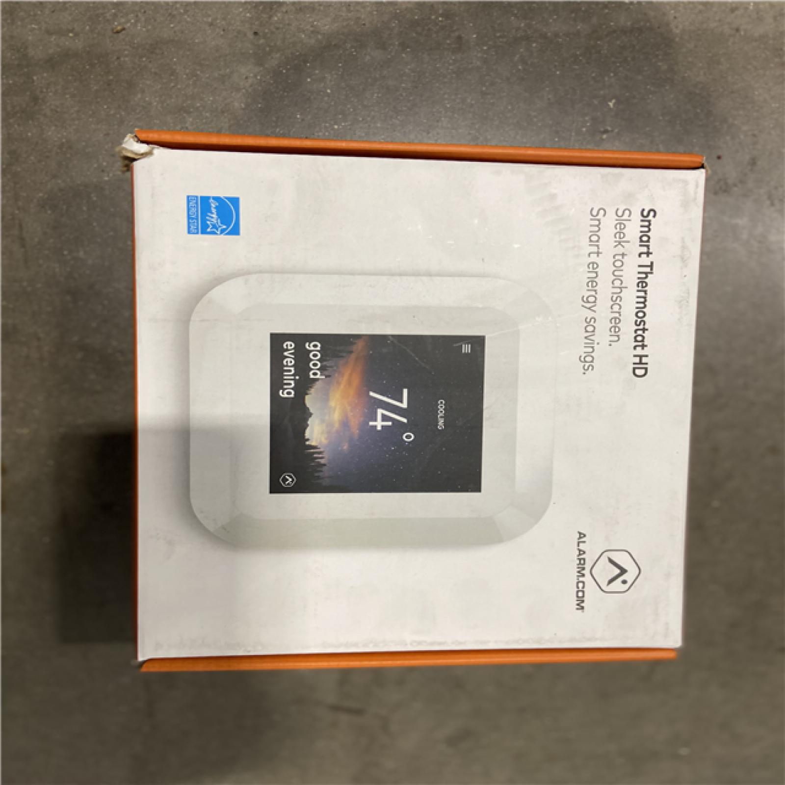NEW! - alarm.com ADC-T40K-HD-W Smart Thermostat HD with Color Touchscreen Display, Z-Wave SmartStart and S2 Compatible