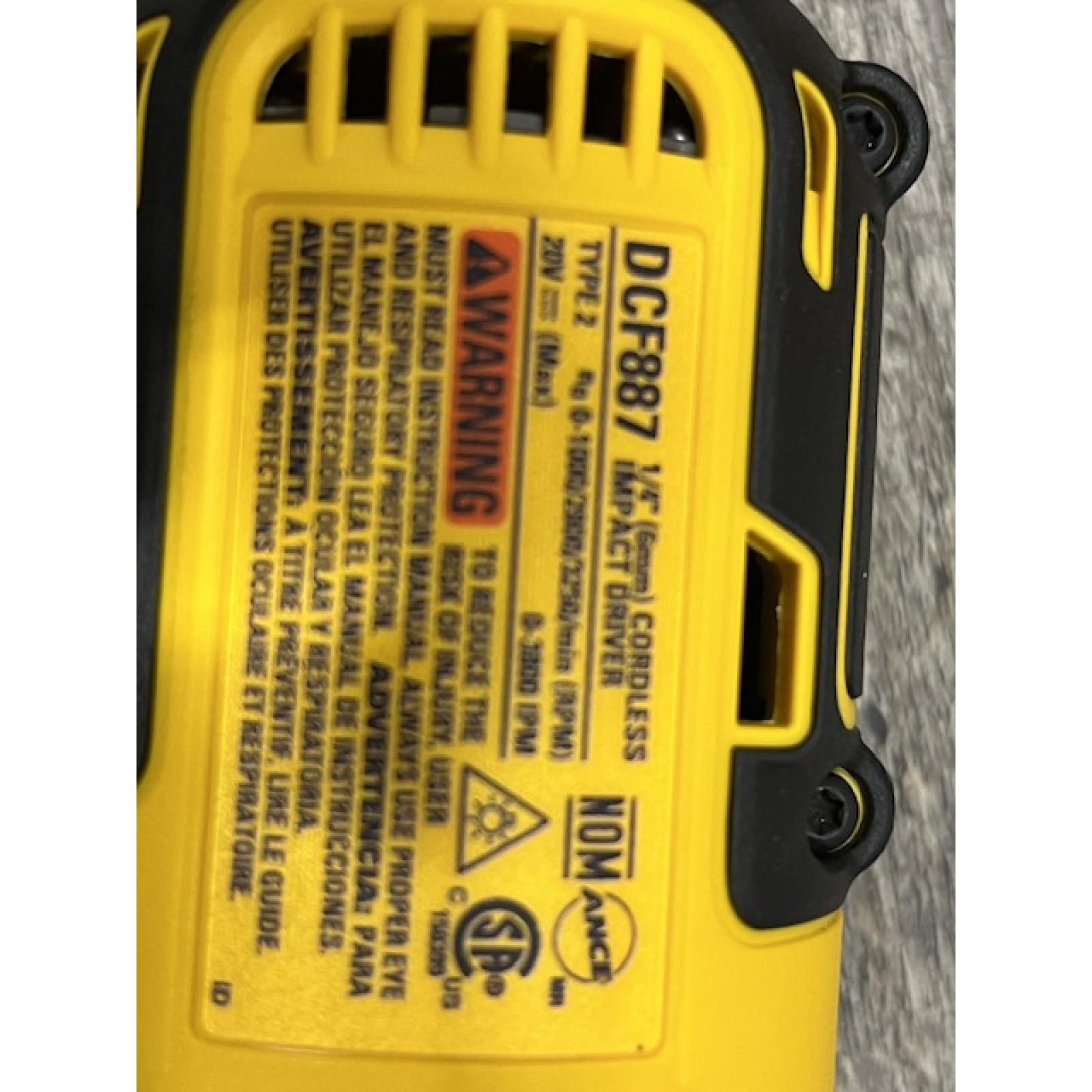 AS-IS Dewalt DCK449E1P1 20V MAX XR Brushless Lithium-Ion 4-Tool Combo Kit with (1) 1.7 Ah and (1) 5 Ah Battery