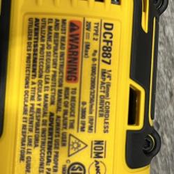 AS-IS Dewalt DCK449E1P1 20V MAX XR Brushless Lithium-Ion 4-Tool Combo Kit with (1) 1.7 Ah and (1) 5 Ah Battery