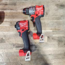 HOUSTON LOCATION - AS-IS MILWAUKEE FUEL 18V Lithium-Ion Brushless Cordless Hammer Drill and Impact Driver Combo Kit