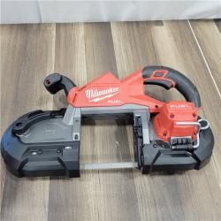 AS-IS  Milwaukee M18 FUEL 18V Lithium-Ion Brushless Cordless Deep Cut Band Saw (Tool-Only)