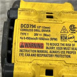 AS-IS DEWALT Atomic 20V Lithium-Ion Cordless Compact 1/2 in. Drill/Driver Kit