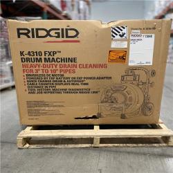DALLAS LOCATION- AS IS RIDGID K-4310 FXP DRUM MACHINE