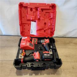 AS-IS- Milwaukee  FUEL 18V Lithium-Ion Brushless Cordless Hammer Drill and Impact Driver Combo Kit