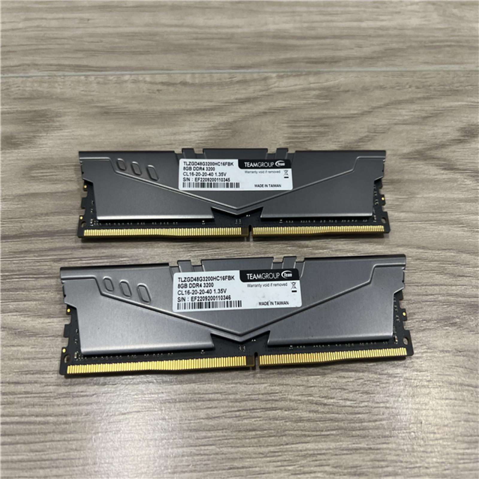 AS-IS Team Group T-Force Vulcan Z DDR4 16GB (2x8GB) 3200MHz