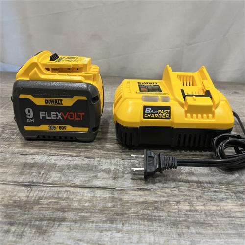 AS-IS DEWALT 20V/60V MAX FLEXVOLT Lithium-Ion 9.0Ah Battery and Charger Starter Kit