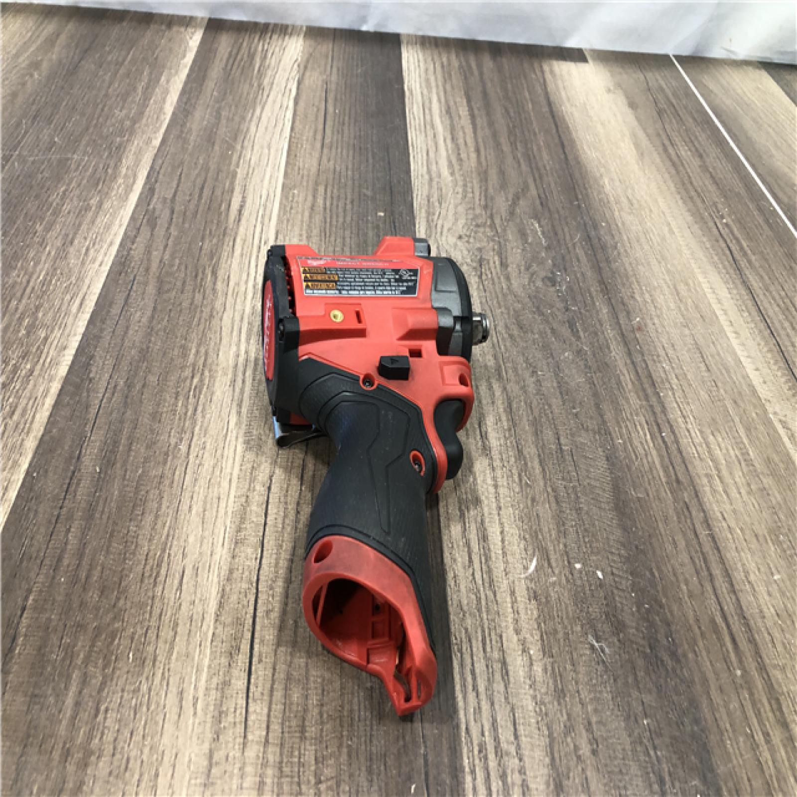 AS-IS Milwaukee  FUEL 12V Lithium-Ion Brushless Cordless Stubby 1/2 in. Impact Wrench (Tool-Only)