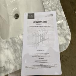 Houston Location AS IS - Collette 72 IN. Free Standing Mounted Vanity