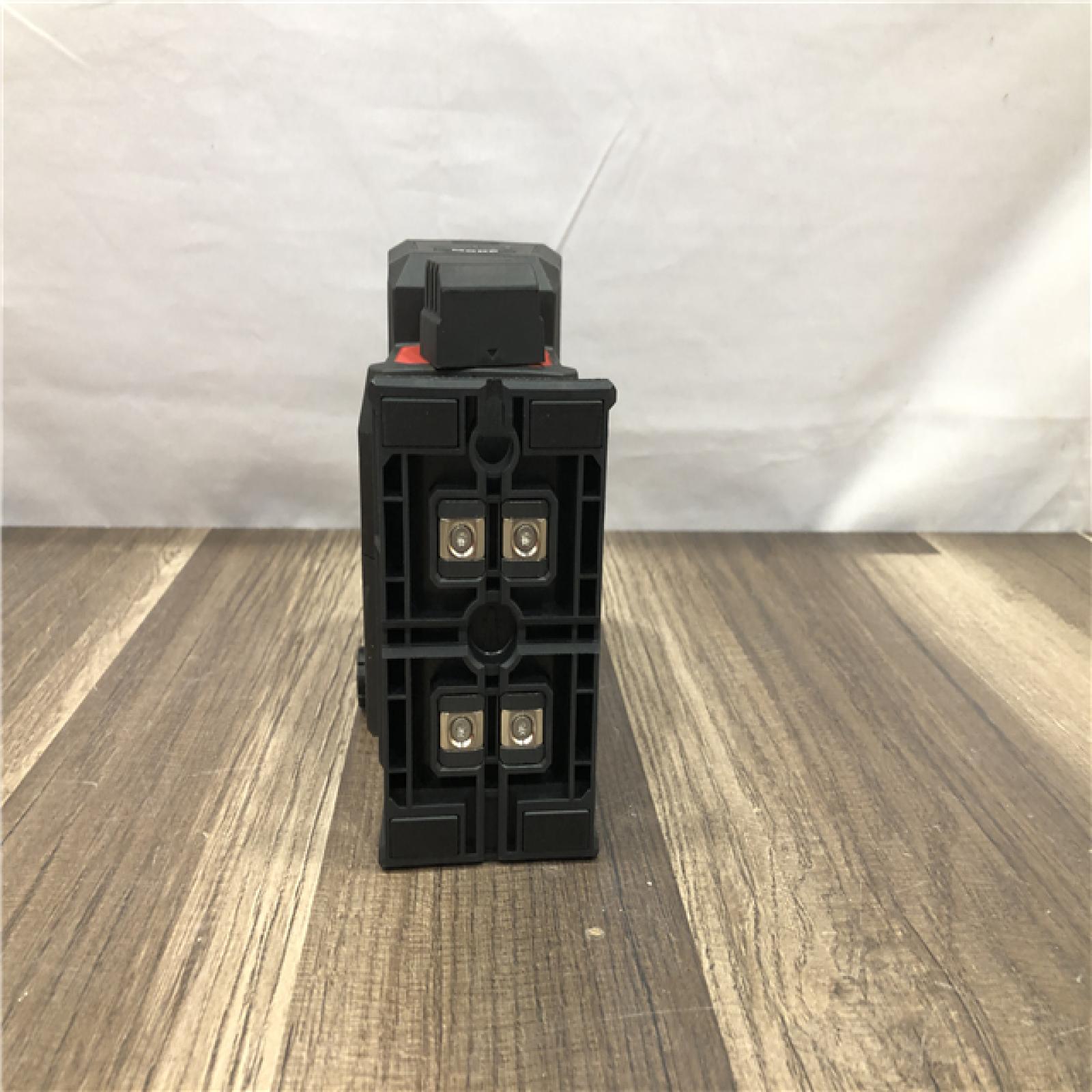 AS-IS Milwaukee Green 100 ft. Cross Line and Plumb Points Rechargeable Laser Level Kit