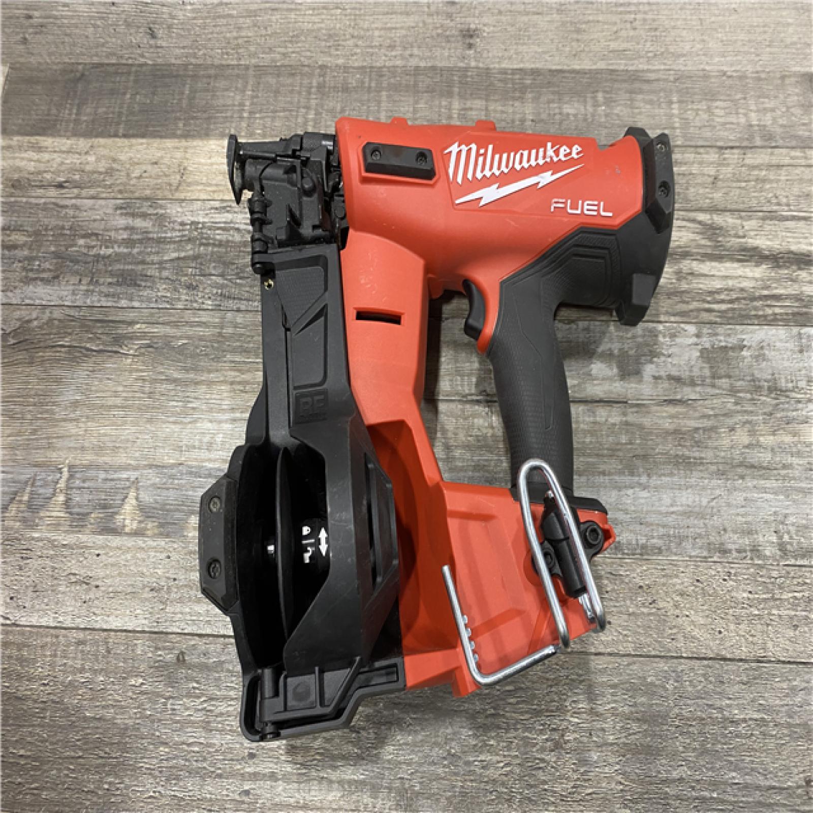 AS-IS Milwaukee FUEL 18-Volt Lithium-Ion Brushless Cordless Coil Roofing Nailer (Tool Only)