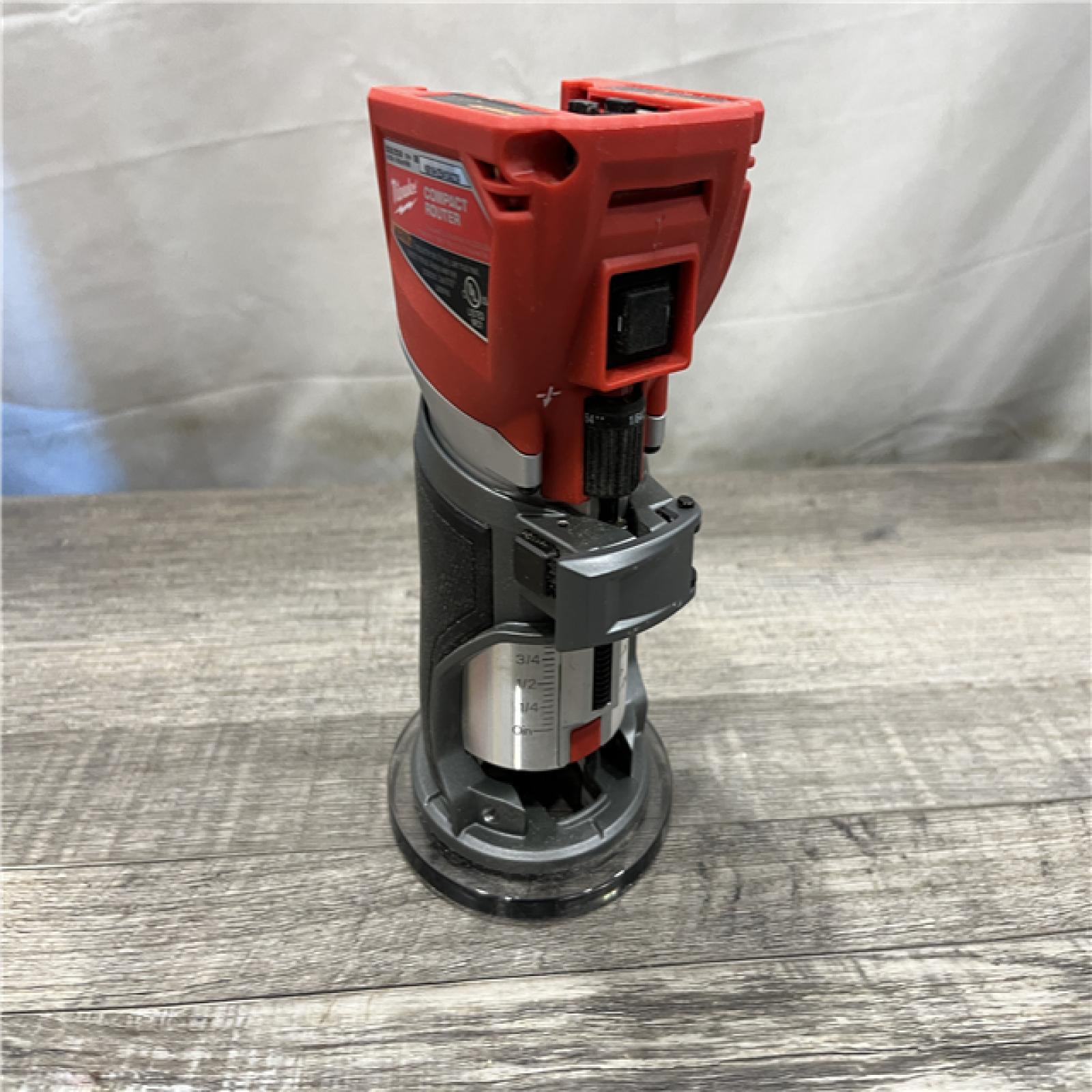 AS-IS Milwaukee FUEL 18V Lithium-Ion Brushless Cordless Compact Router (Tool-Only)