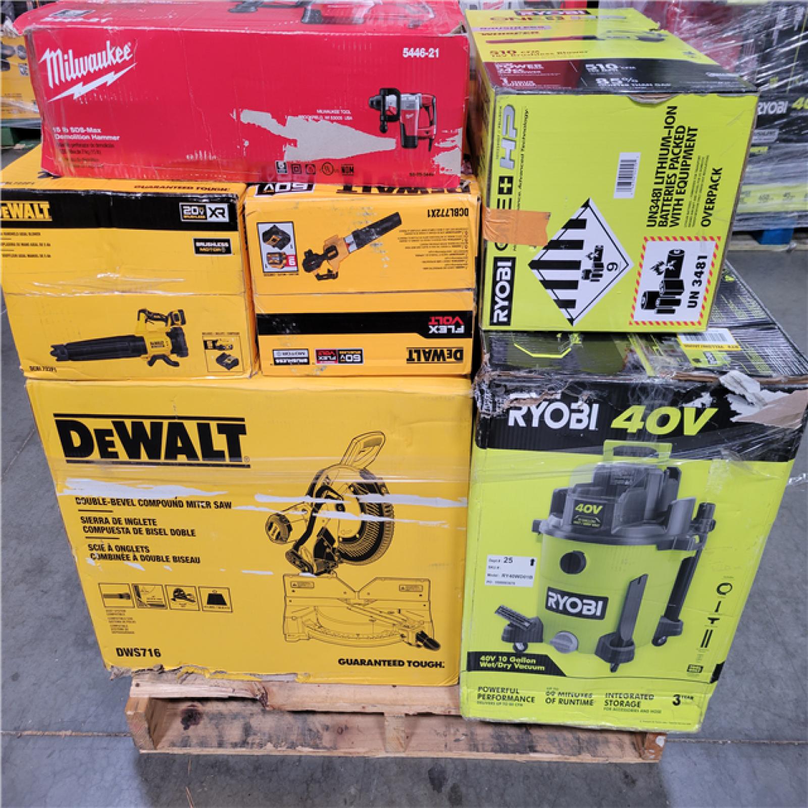 CALIFORNIA AS-IS TOOL PALLET