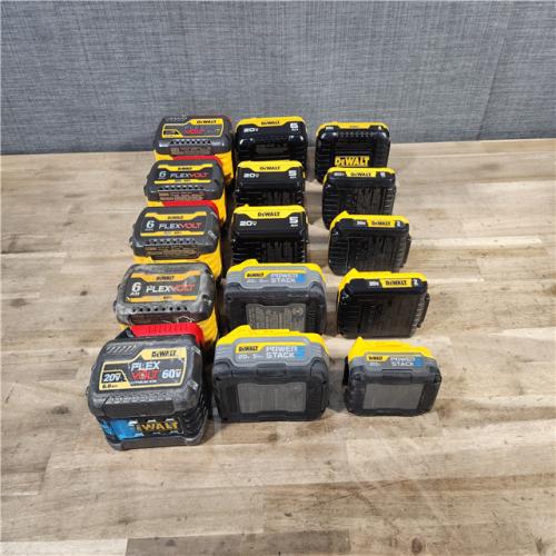 HOUSTON LOCATION - AS-IS DEWALT BATTERY PACK QTY - 15