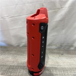 AS-IS Milwaukee 12-Volt Lithium-Ion Cordless Bluetooth Jobsite Speaker with PACKOUT Compatibility