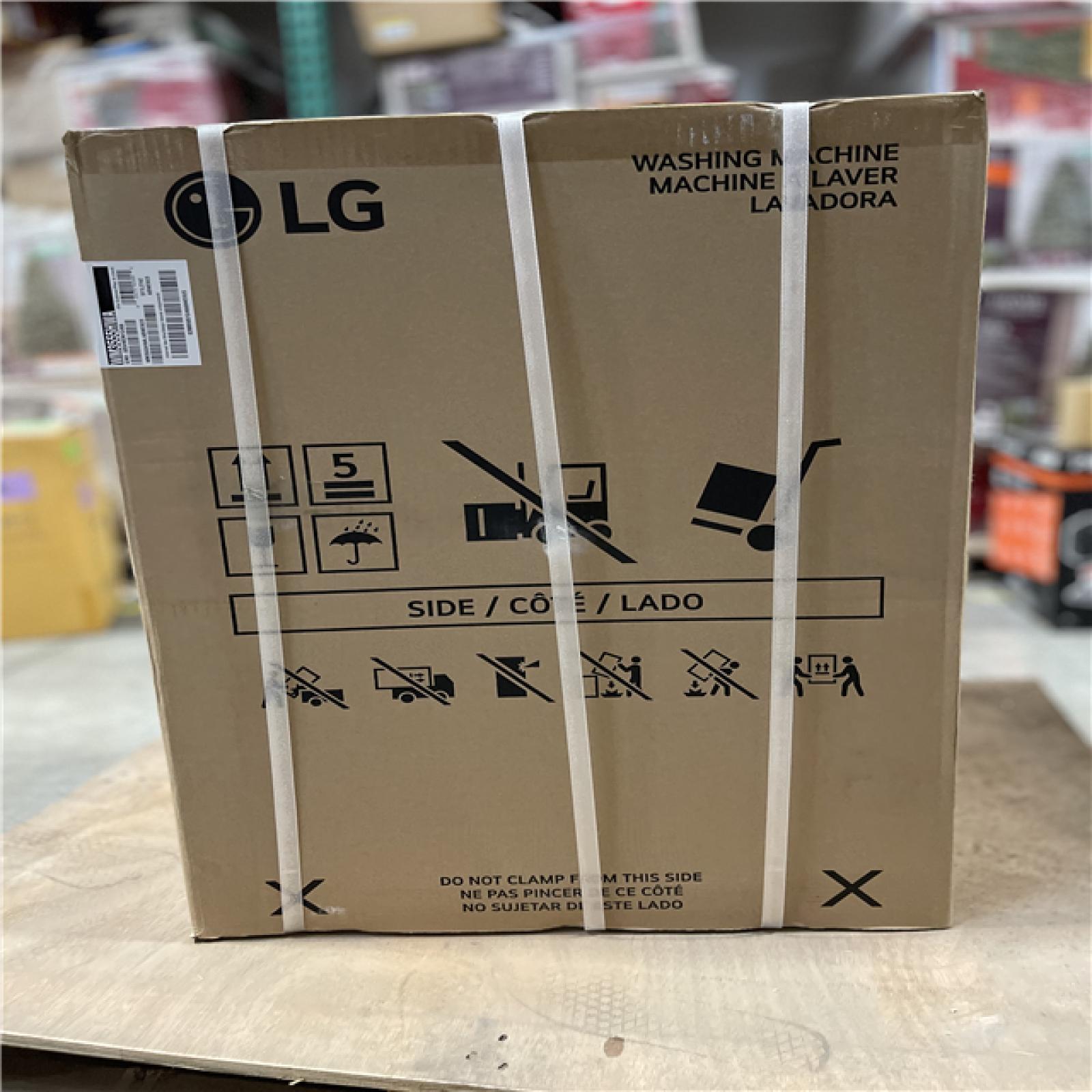 DALLAS LOCATION- LG 24 in. W 2.4 cu. ft. SMART All-in-One Compact Front Load Washer & Ventless Dryer Combo