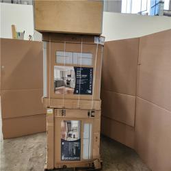 Phoenix AS-IS Mixed Hampton Bay Shaker Assembled Base Kitchen Cabinet in Dove Gray with Ball-Bearing Drawer Glides Pallet (7-Cabinets)