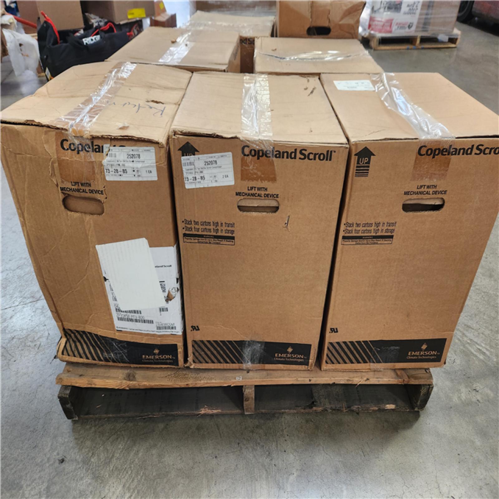 Phoenix NEW EMERSON Copeland Air Compressor Pallet (6-Total)