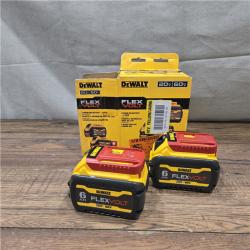 AS-IS DEWALT FLEXVOLT 20V/60V MAX Lithium-Ion 6.0Ah Battery Pack (2 Pack)