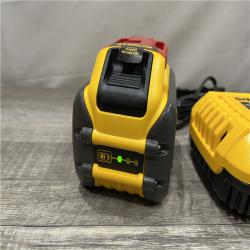 AS-IS DEWALT 20V/60V MAX FLEXVOLT Lithium-Ion 9.0Ah Battery and Charger Starter Kit