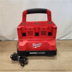 AS-IS- Milwaukee M18 18V Lithium-Ion PACKOUT 6-Port Rapid Charger