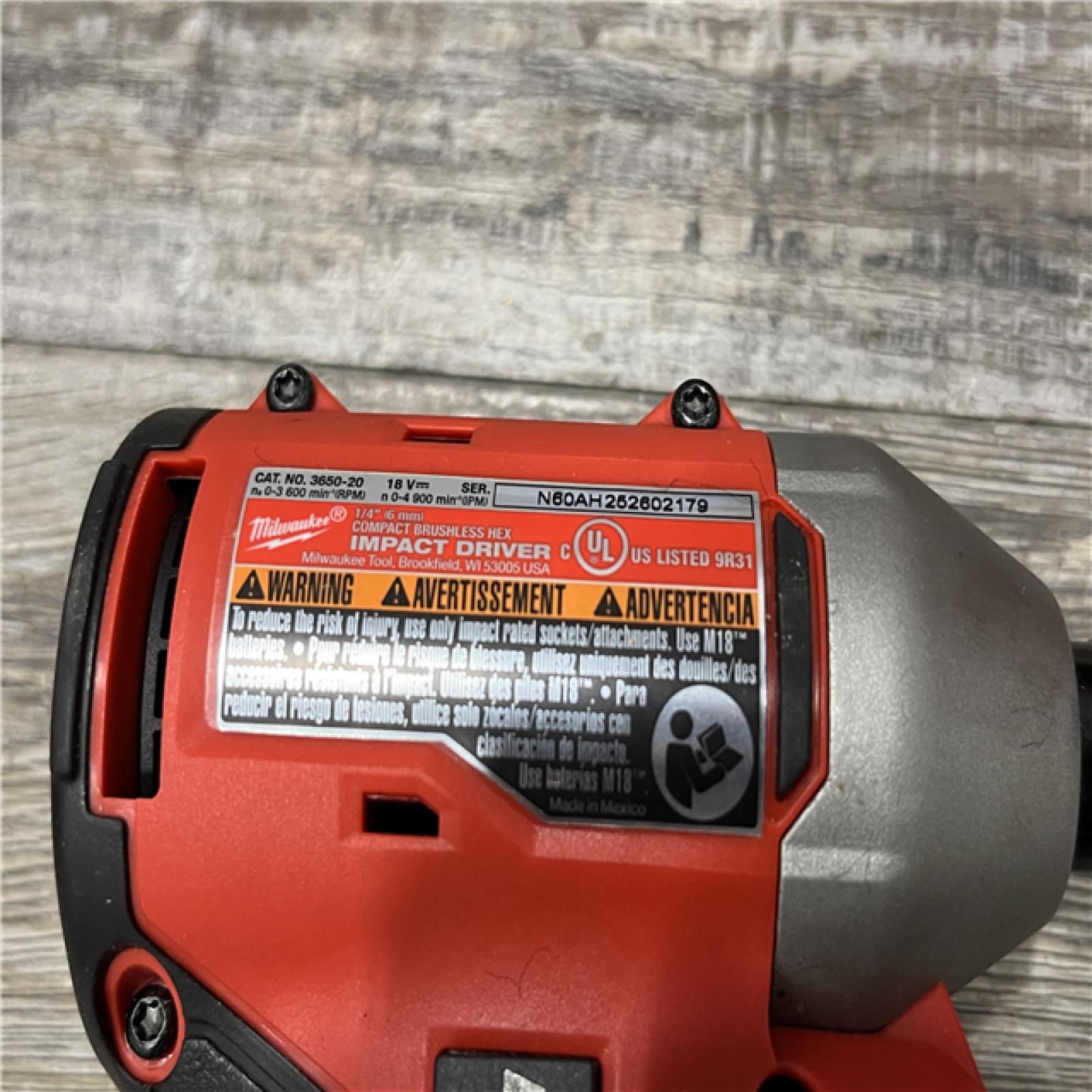 AS-IS Milwaukee 18V Lithium-Ion Brushless Cordless Compact Drill/Impact Combo Kit