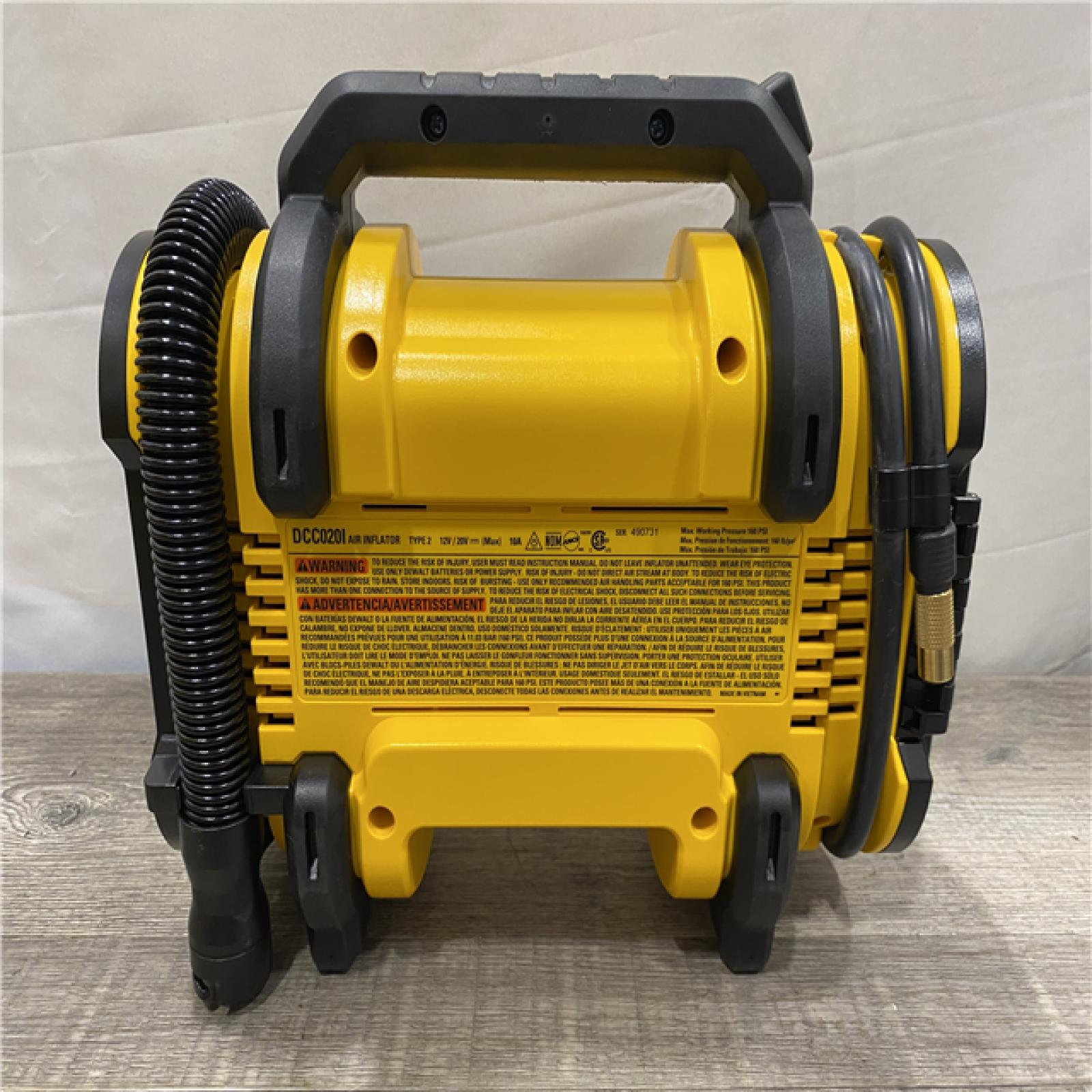 AS-IS DEWALT 20V MAX Cordless Electric Portable Inflator (Tool Only)