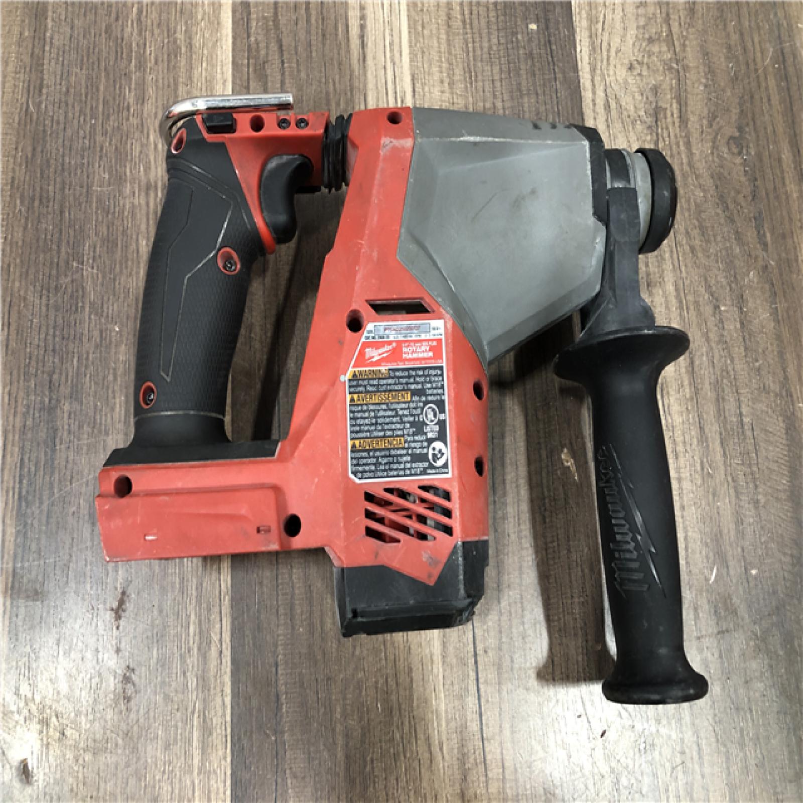 AS-IS Milwaukee FUEL 18V Lithium-Ion Brushless Cordless 5/8 in. SDS-Plus Rotary Hammer (Tool-Only)