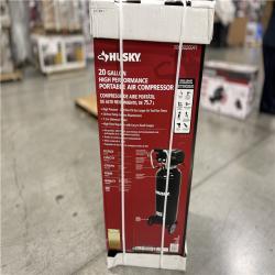 NEW! - Husky 20 Gal. 200 PSI Oil Free Portable Vertical Electric Air Compressor