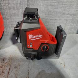 HOUSTON LOCATION - AS-IS (APPEARS LIKE NEW) Milwaukee-3632-21 M12 Green Beam Laser 360Â° 3-Plane Kit
