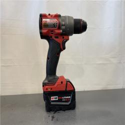 AS-IS -  - Milwaukee M18 FUEL 18V Lithium-Ion Brushless Cordless 1/2 in. Hammer Drill Driver Kit