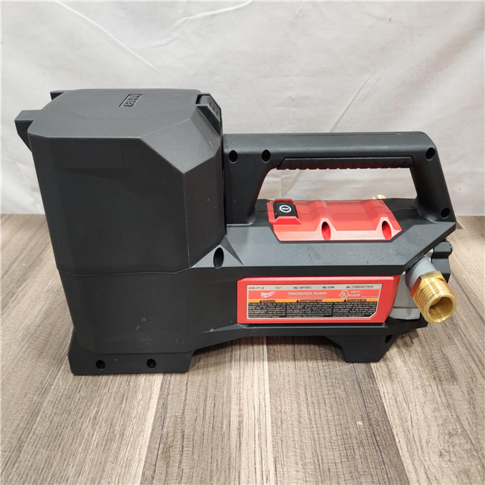 AS-IS- Milwaukee 18V 1/4 HP Lithium-Ion Cordless Transfer Pump (Tool Only)