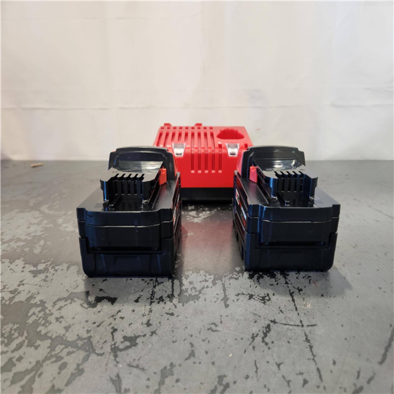 AS-IS- Milwaukee 18-Volt Lithium-Ion XC Starter Kit